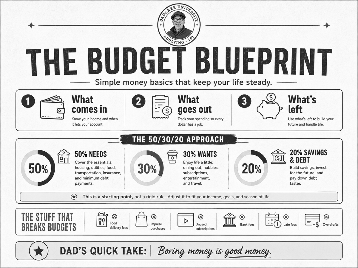 The Budget Blueprint chart