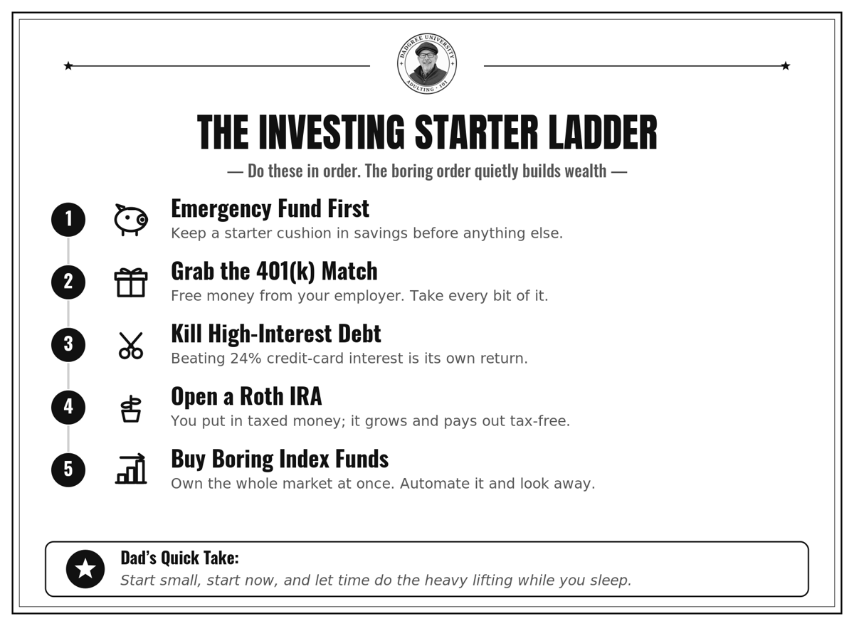 The Investing Starter Ladder chart